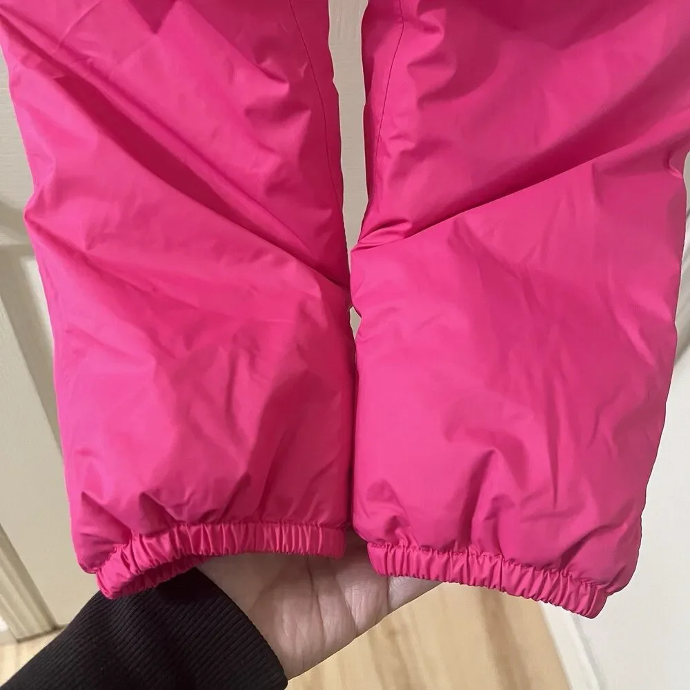 The North Face Insulated Tailout One Piece Snowsuit Pink Girls Size 18-24 Months
